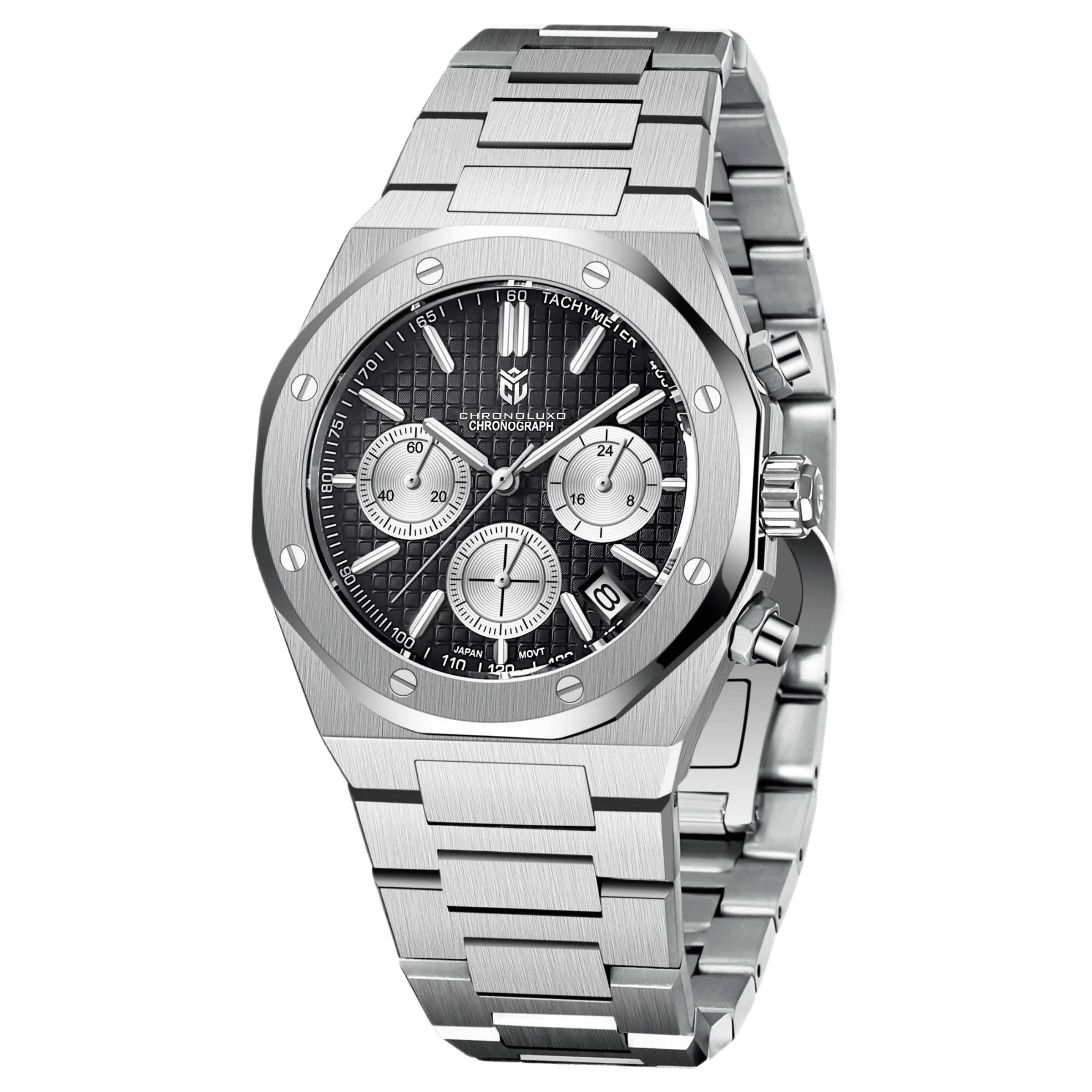 CHRONOLUXO PD-1707 Black / Steel