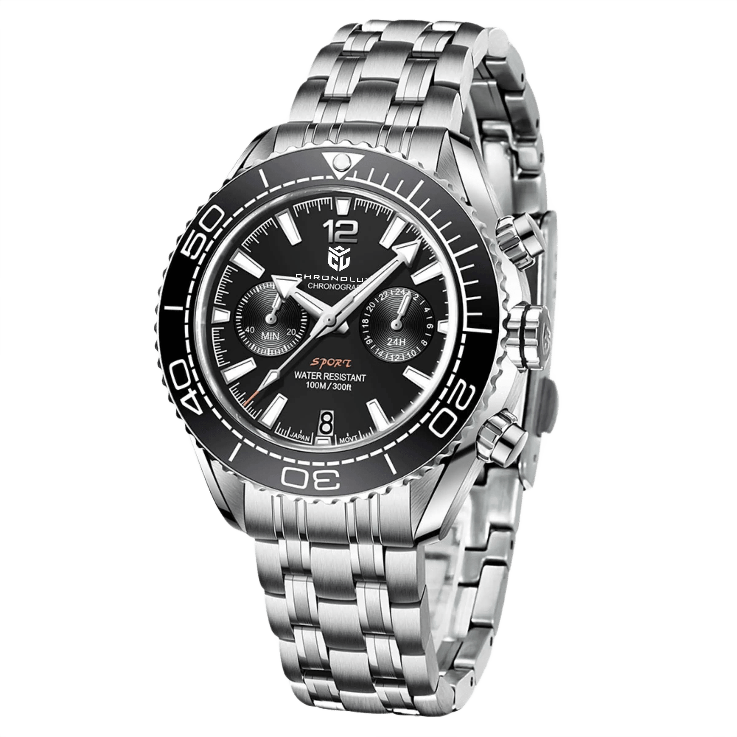 CHRONOLUXO PD-1711 Black / Steel