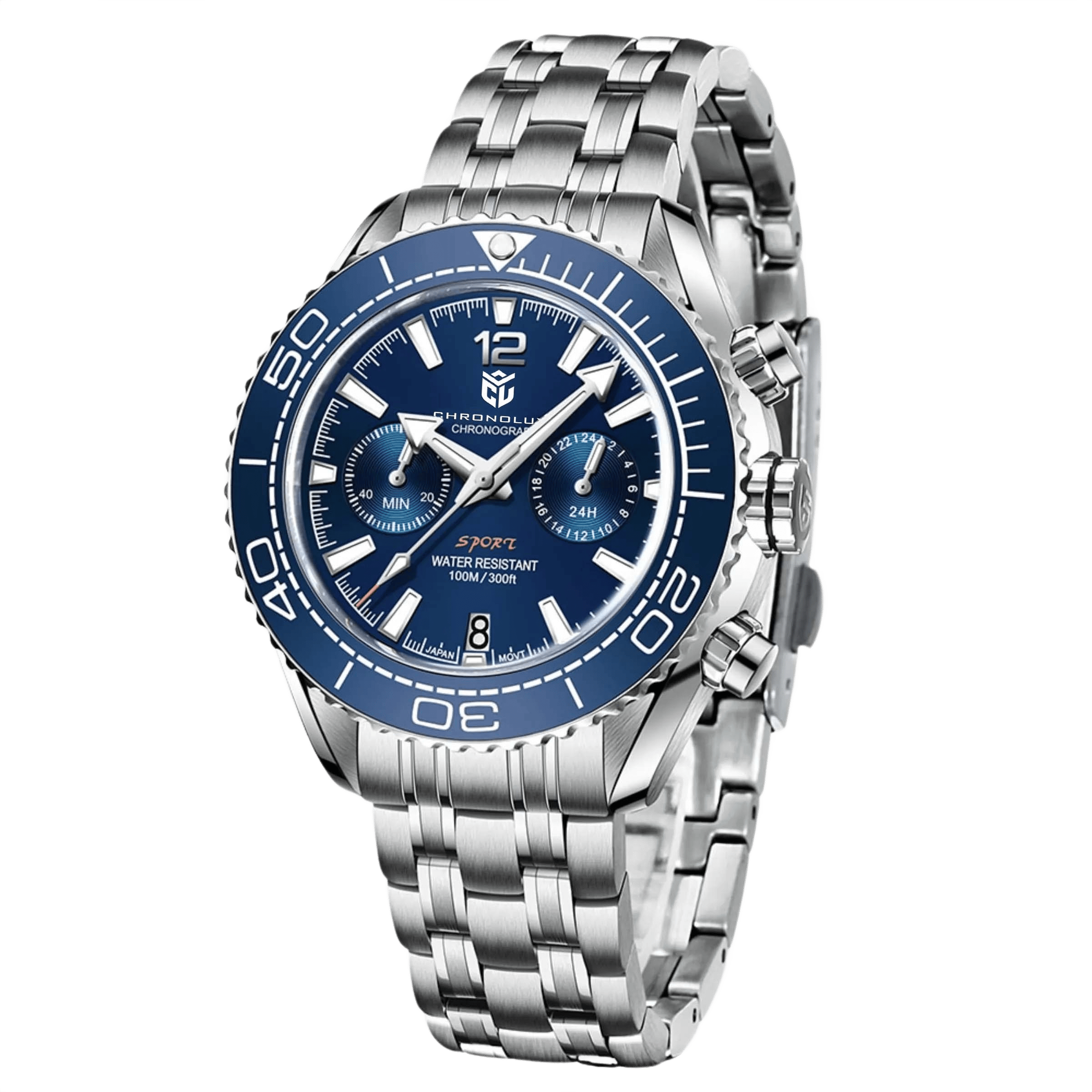 CHRONOLUXO PD-1711 Blue / Steel