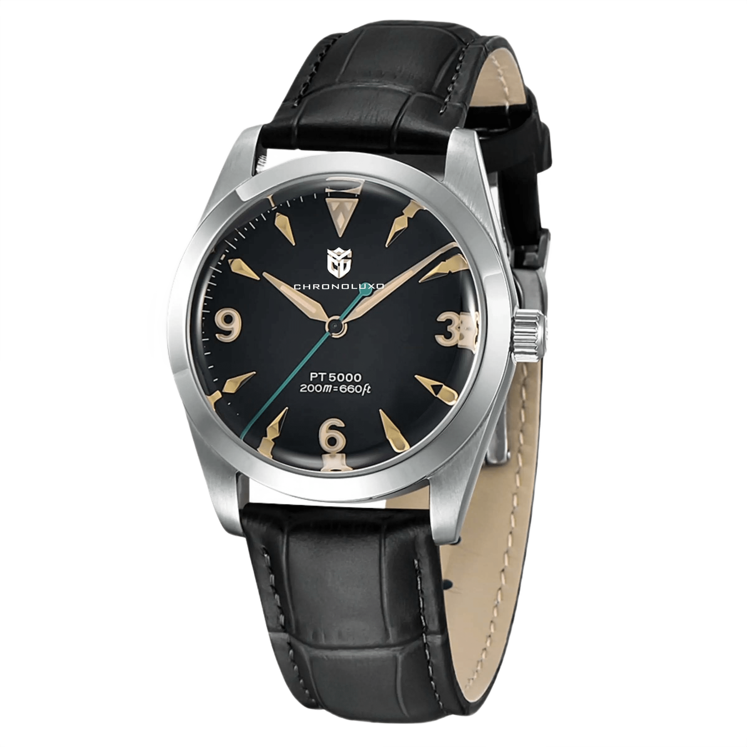 CHRONOLUXO PD-1723 Black / Leather