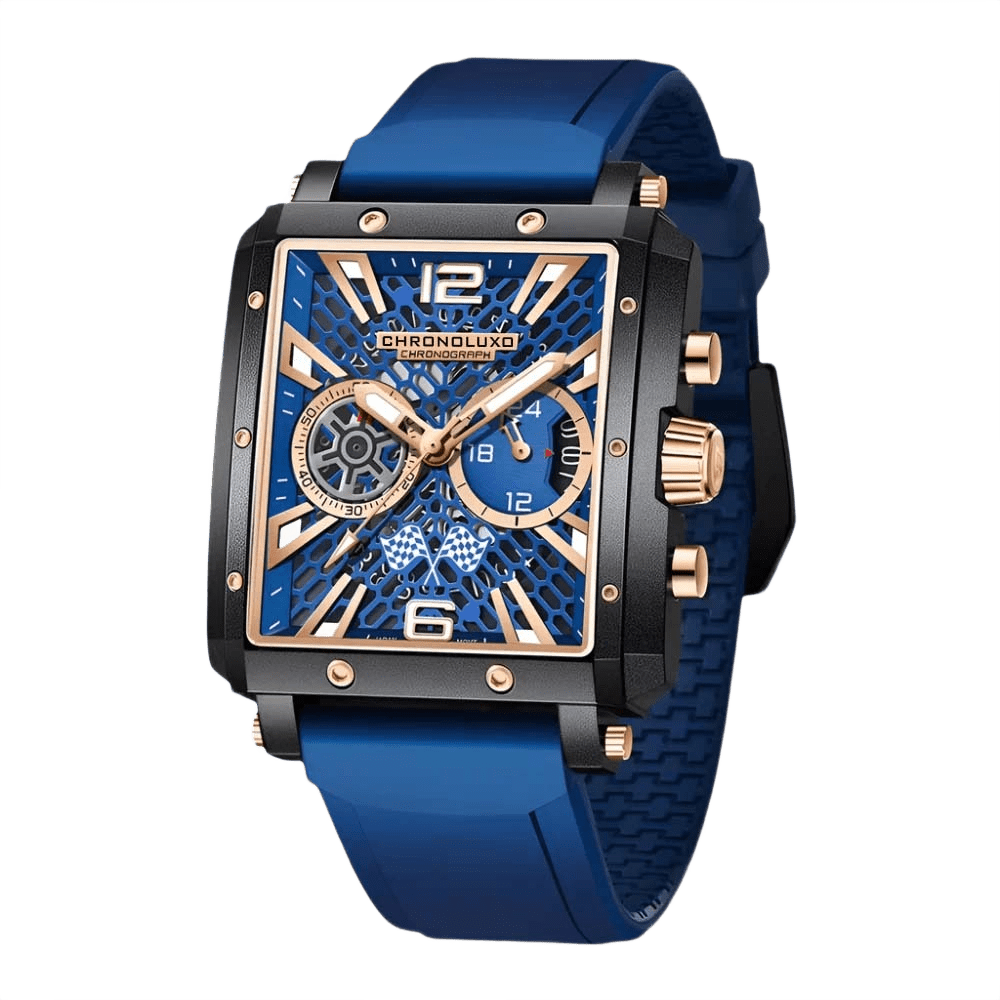 CHRONOLUXO PD-1725 Gold Blue