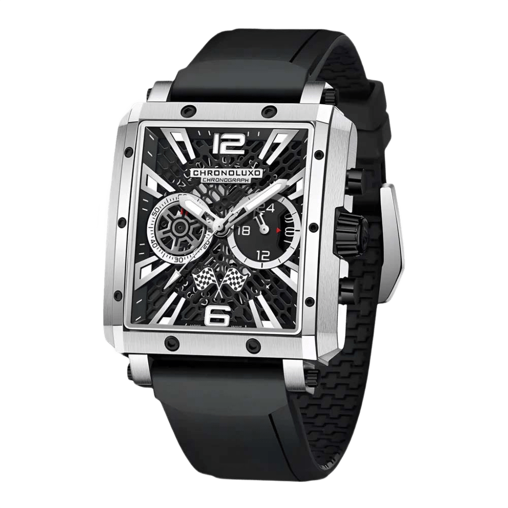 CHRONOLUXO PD-1725 Silver Black