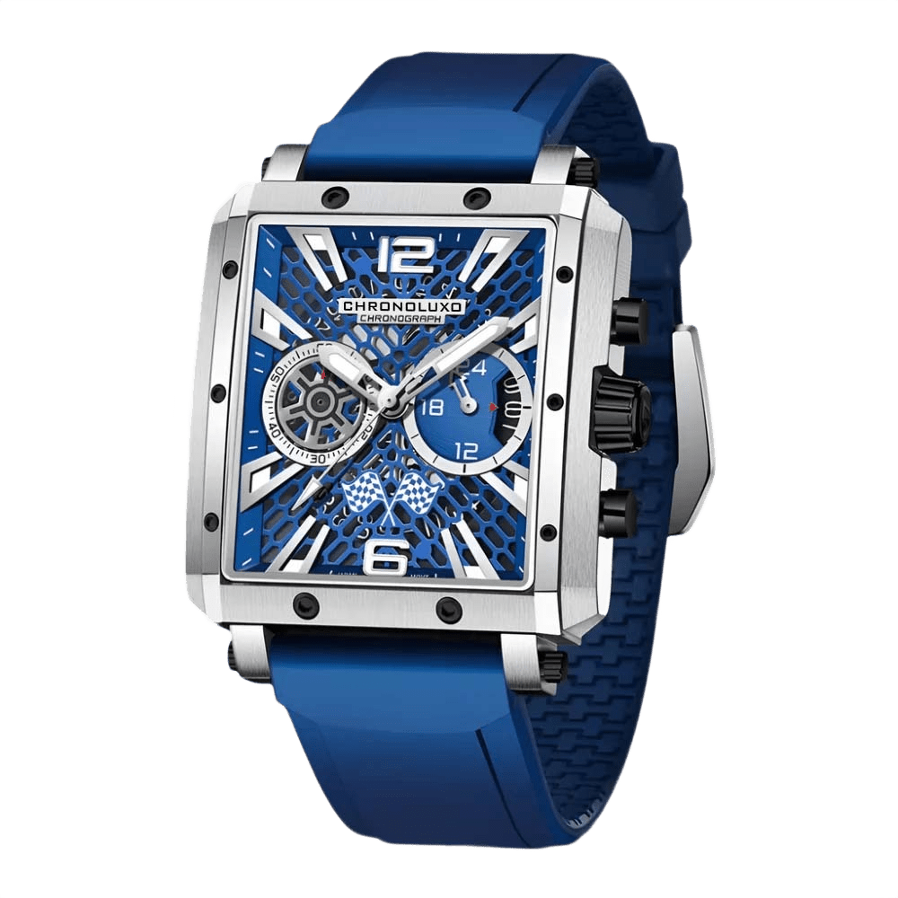 CHRONOLUXO PD-1725 Silver Blue