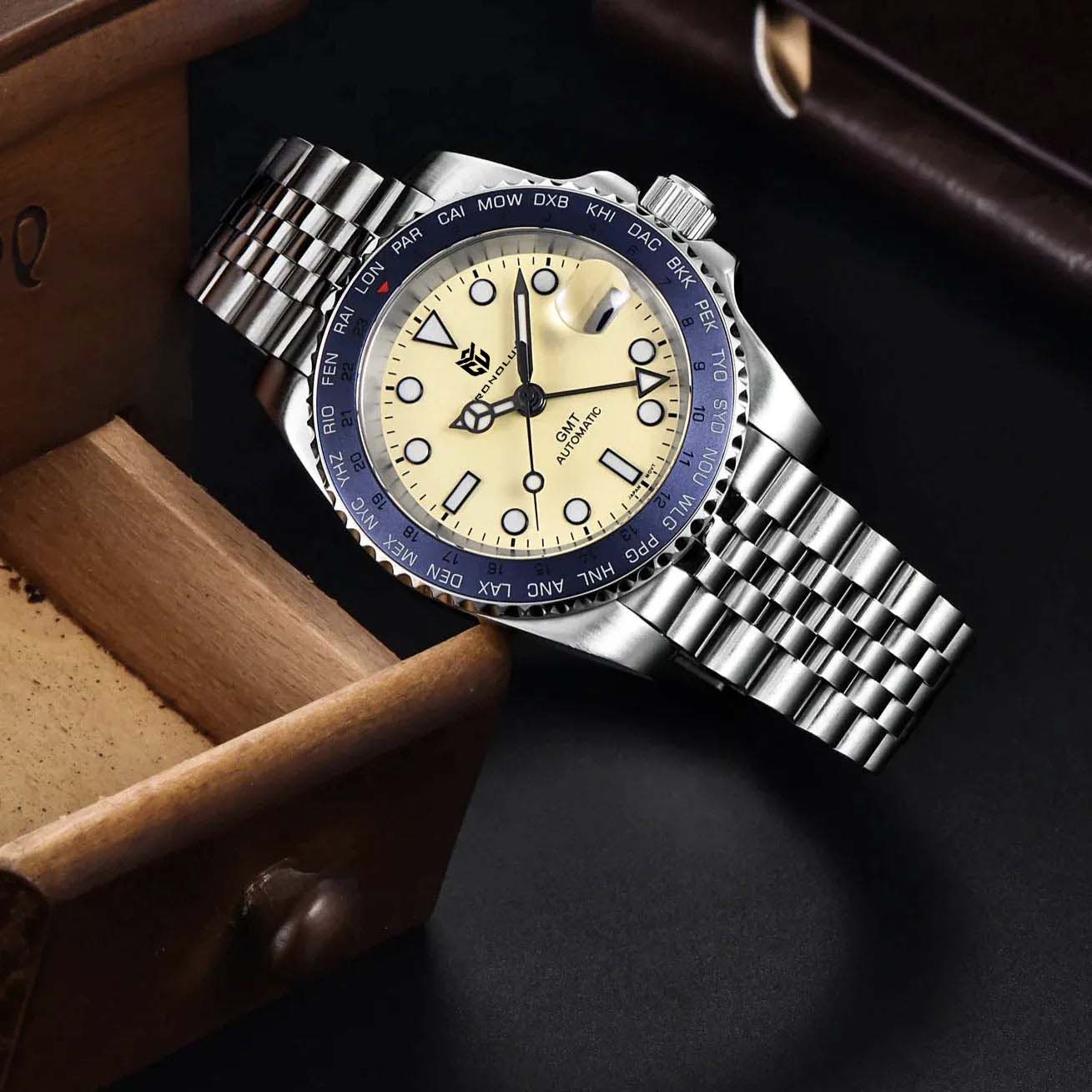 CHRONOLUXO PD-1758 GMT