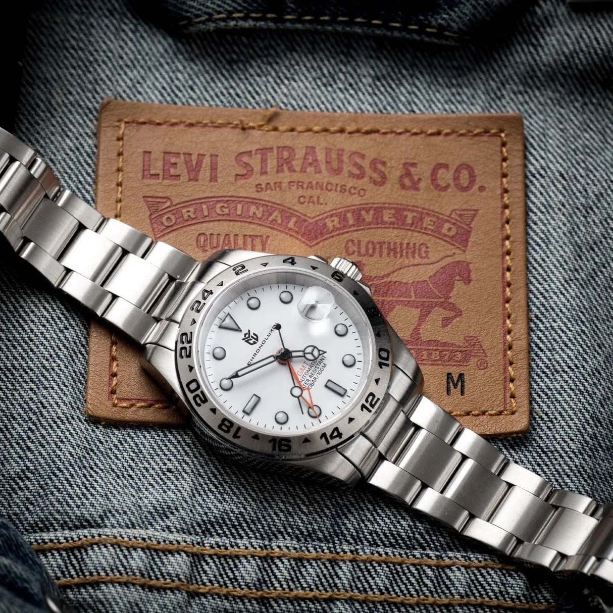 CHRONOLUXO PD-1762 GMT II Seiko NH34