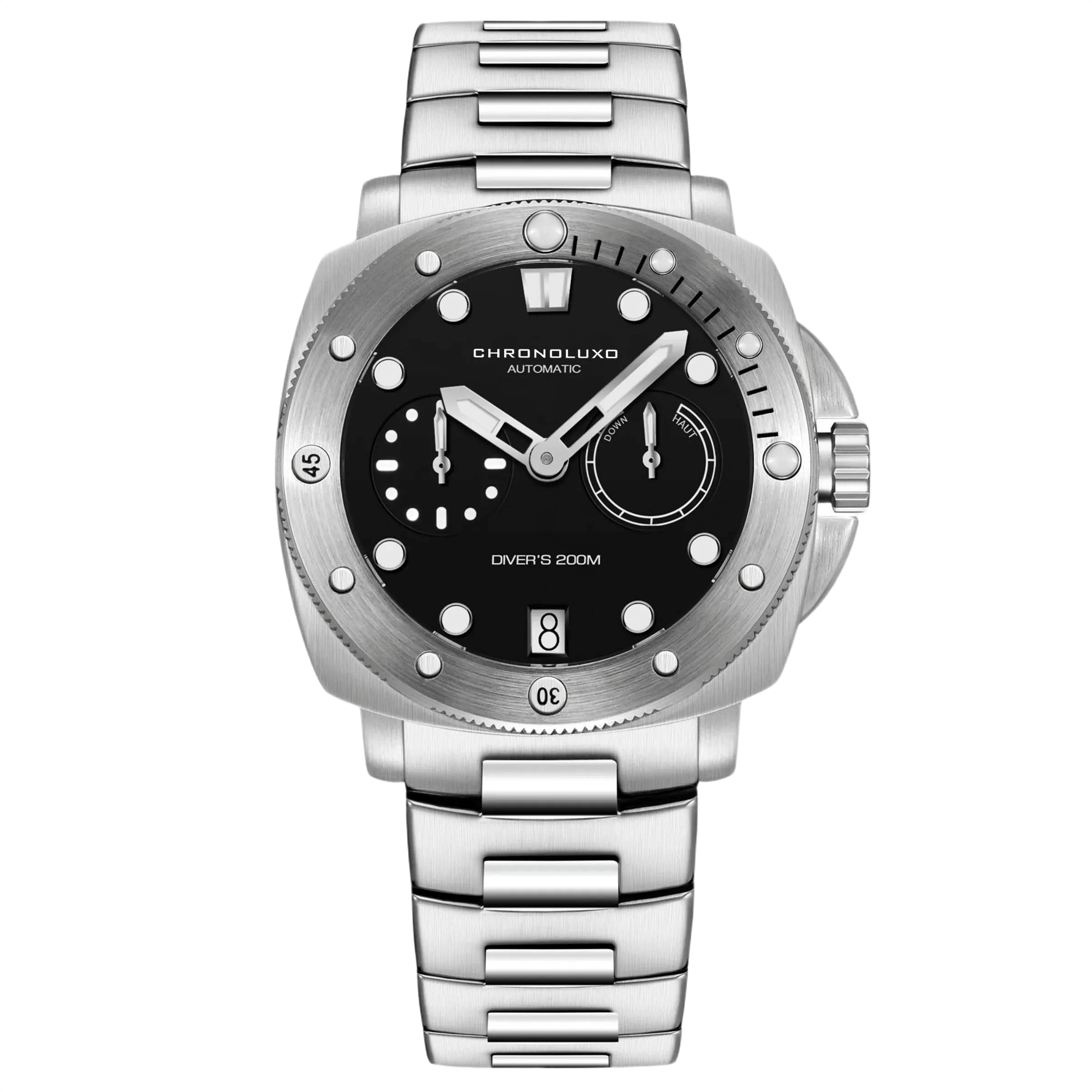 CHRONOLUXO PD-1767 Black / Steel