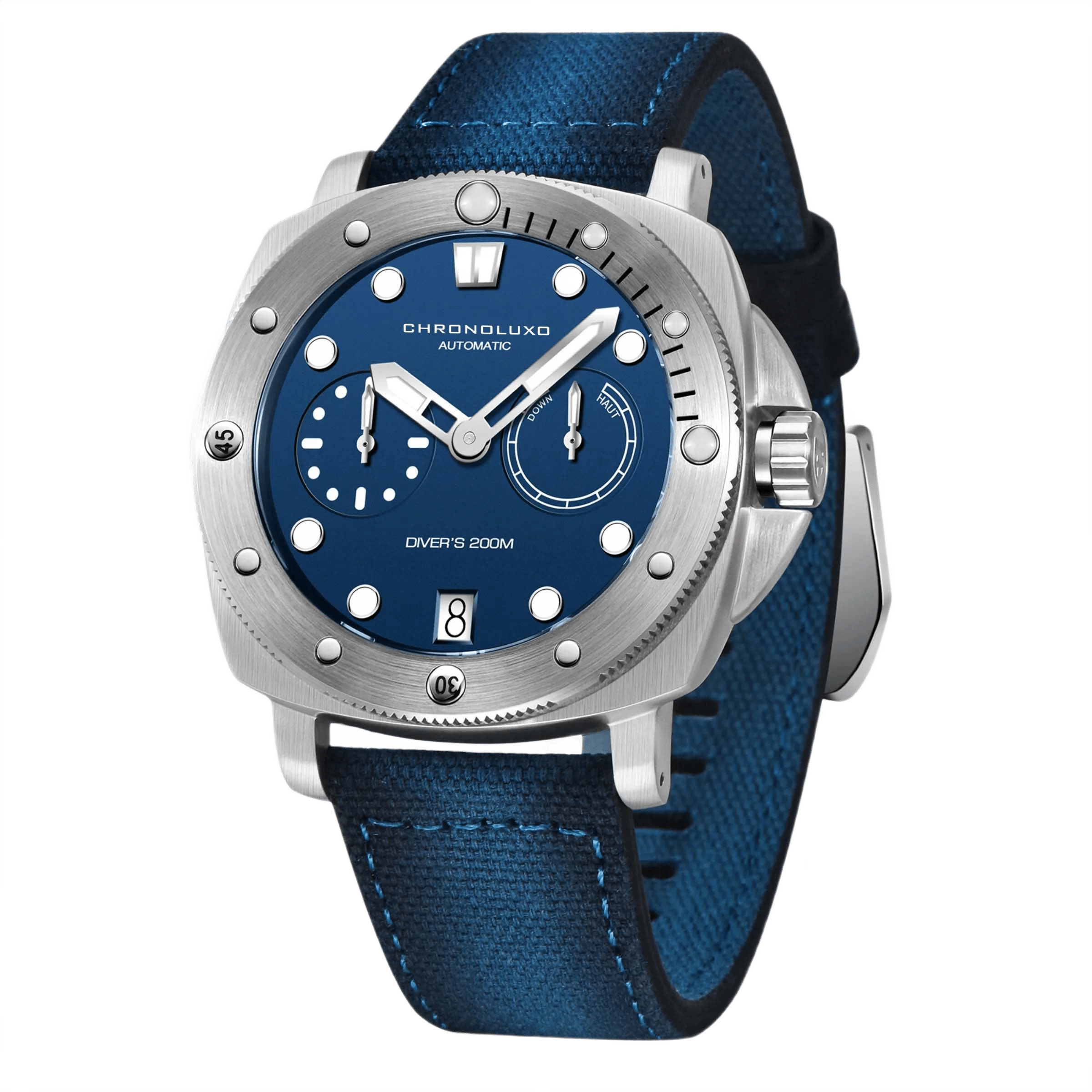 CHRONOLUXO PD-1767 Blue / Fabric