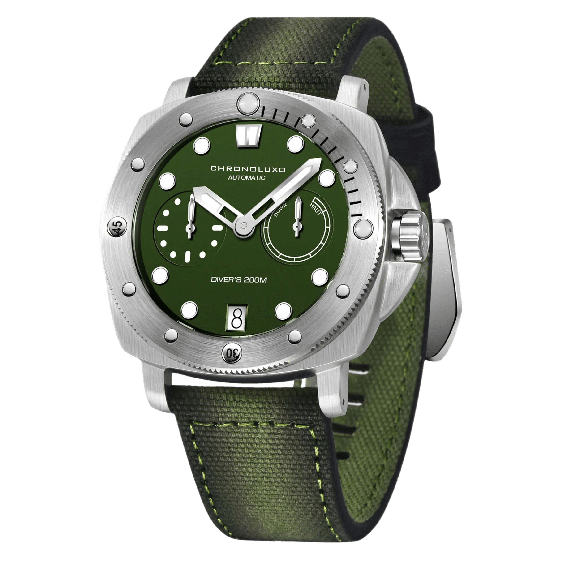 CHRONOLUXO PD-1767 Green / Fabric