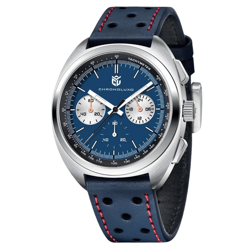 CHRONOLUXO PD-1782 Blue / Leather