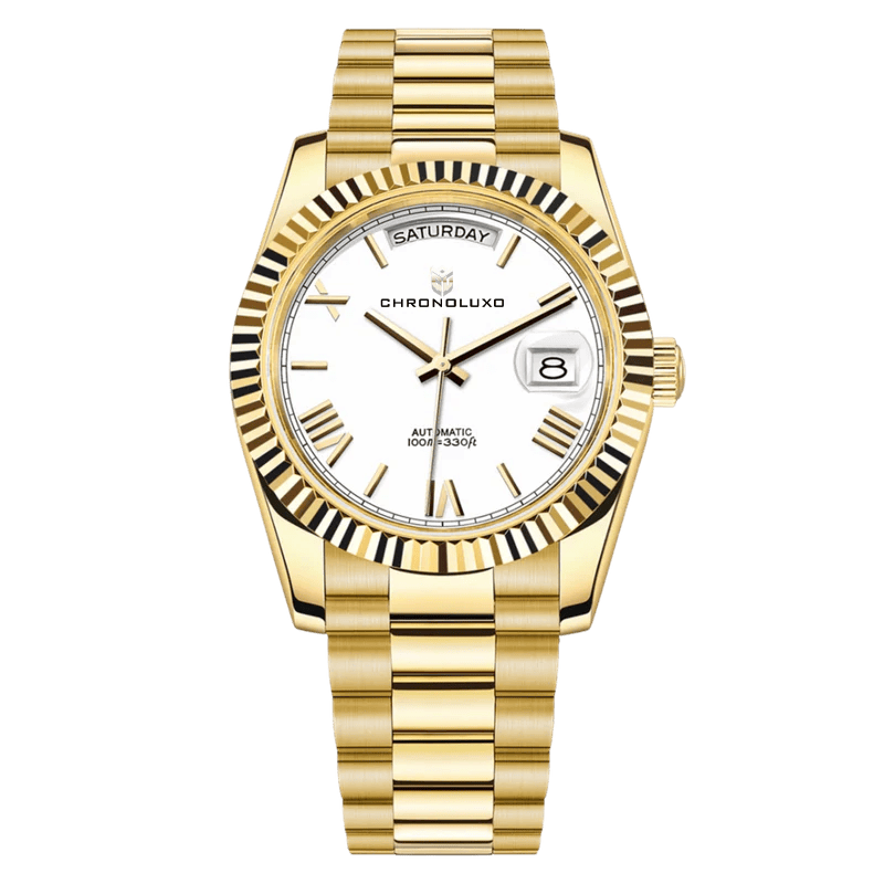 CHRONOLUXO PD-1783 Gold White