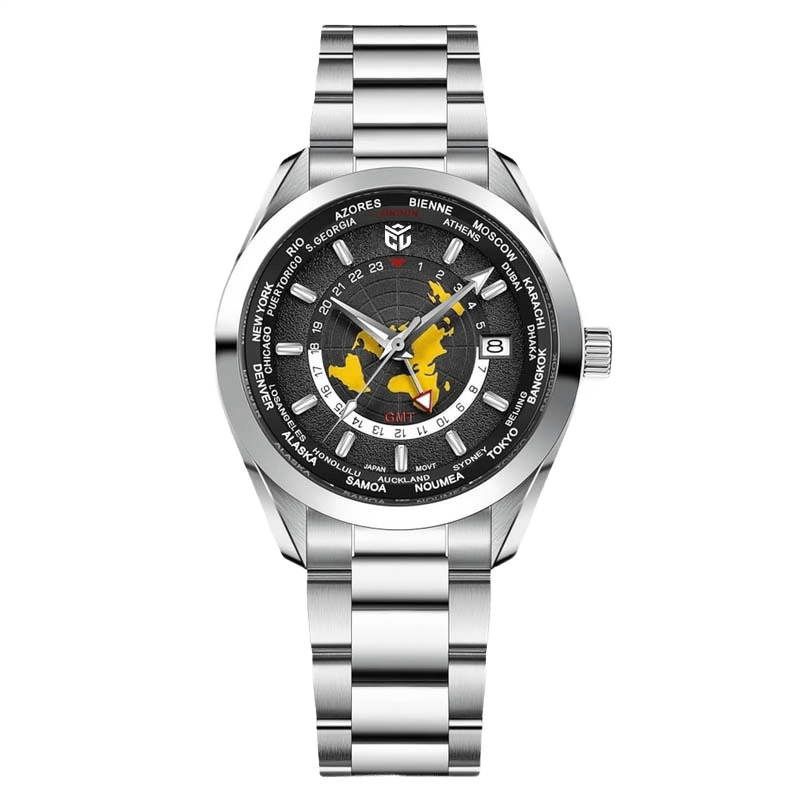 CHRONOLUXO PD-1788 GMT Seiko NH34 Black