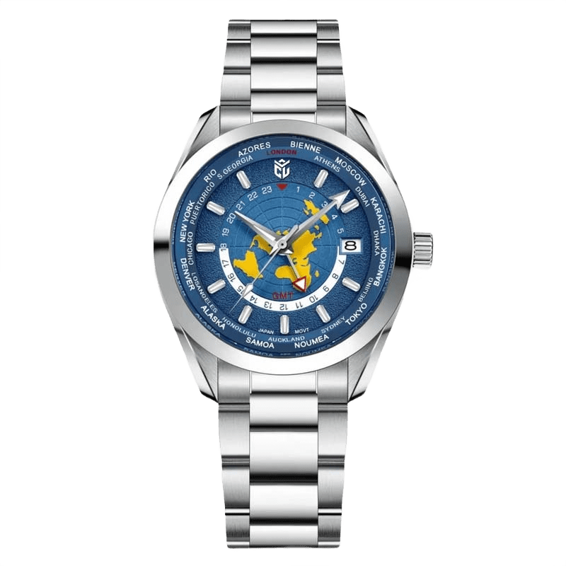 CHRONOLUXO PD-1788 GMT Seiko NH34 Blue