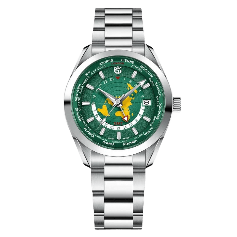 CHRONOLUXO PD-1788 GMT Seiko NH34 Green