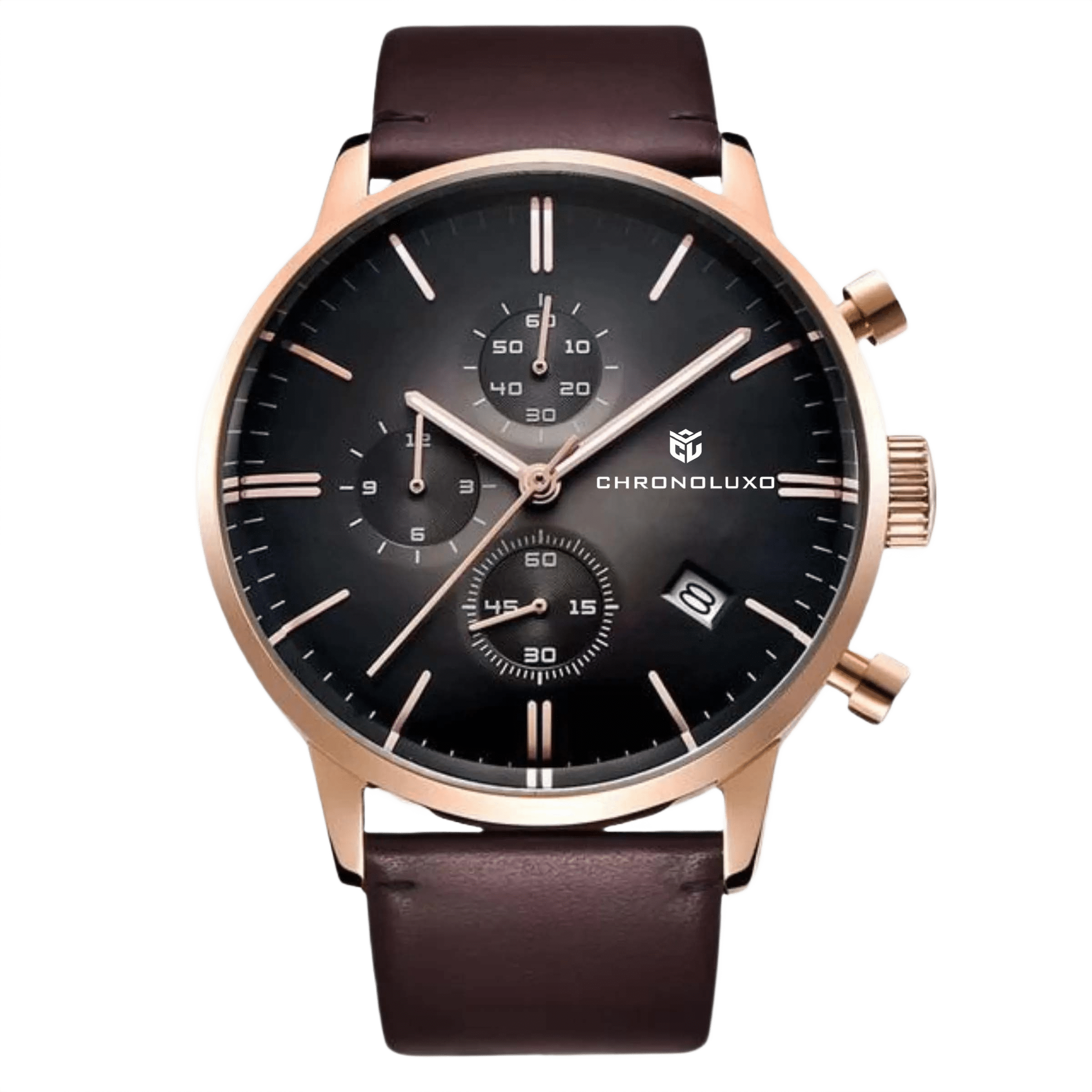 CHRONOLUXO PD-2720K Gold Black / Leather
