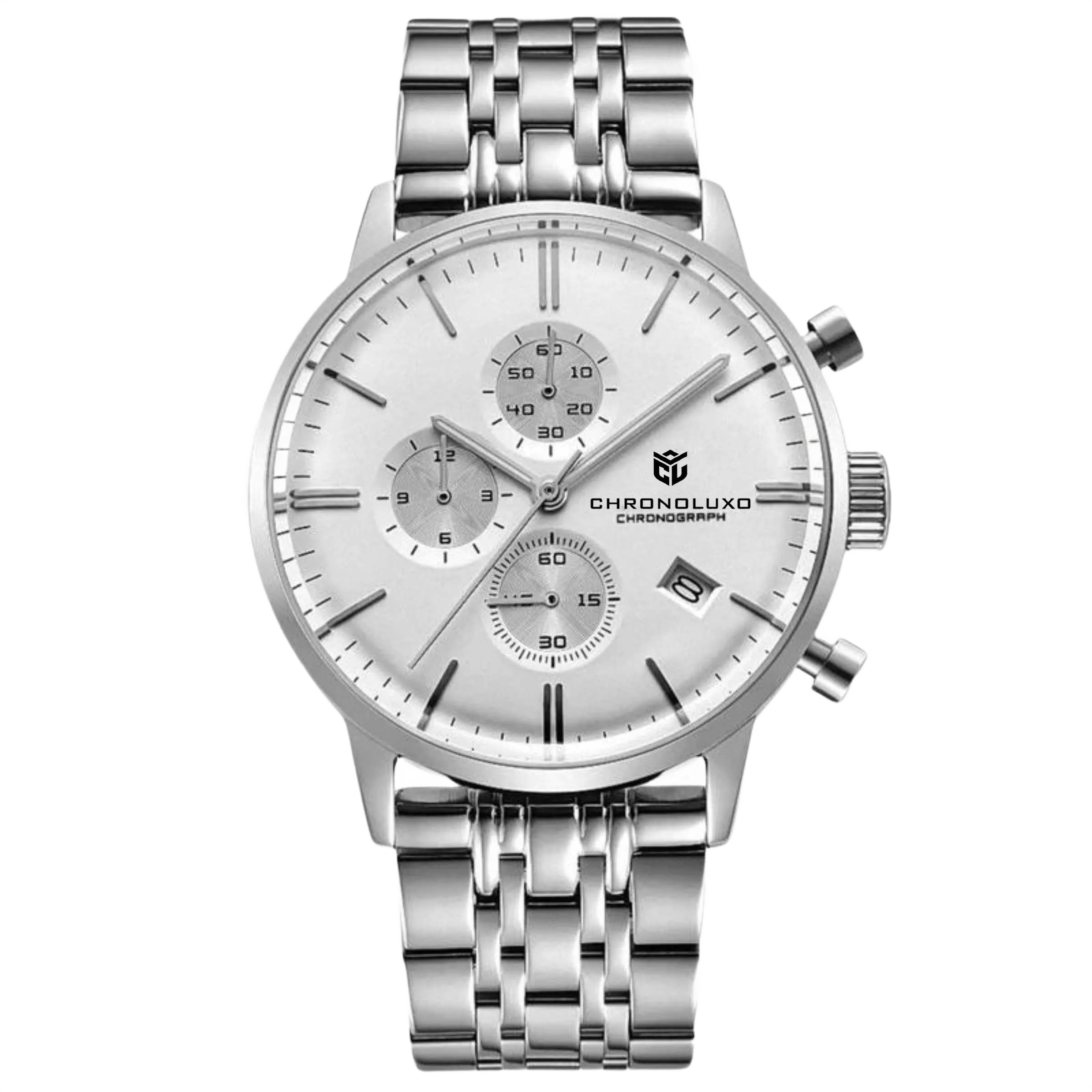 CHRONOLUXO PD-2720K White / Stainless Steel