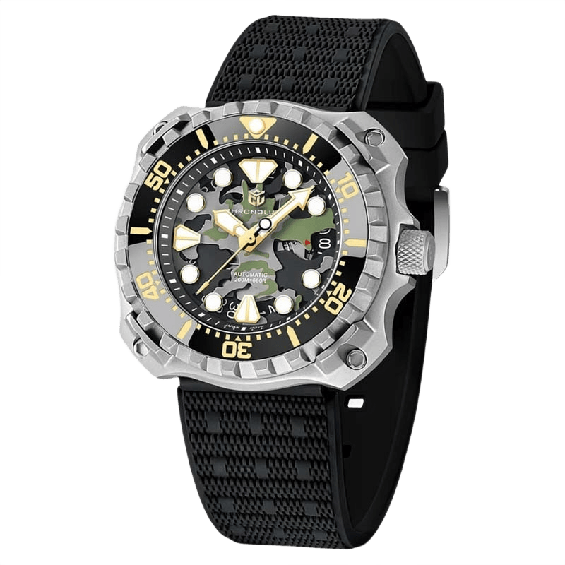 CHRONOLUXO PD-YN009 Green / Silver