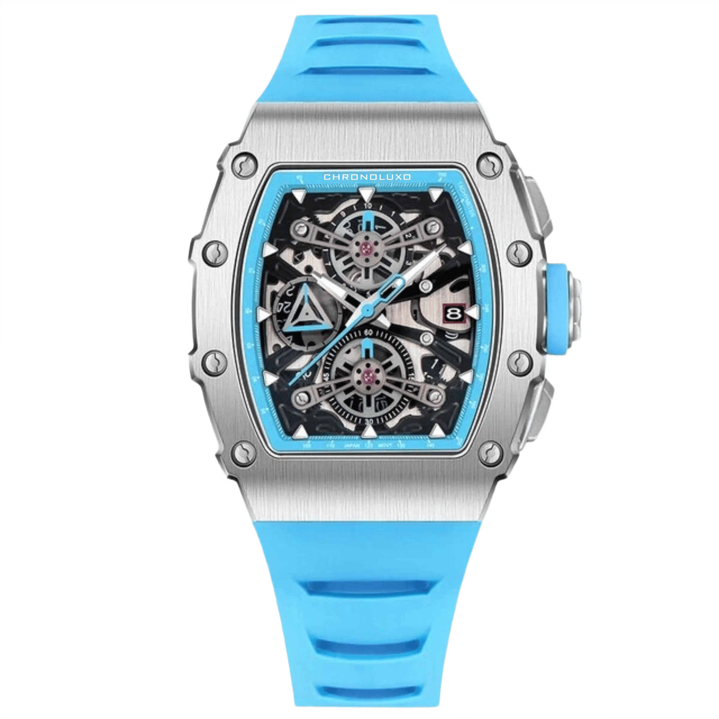 CHRONOLUXO PD-YS011 Blue / Silver