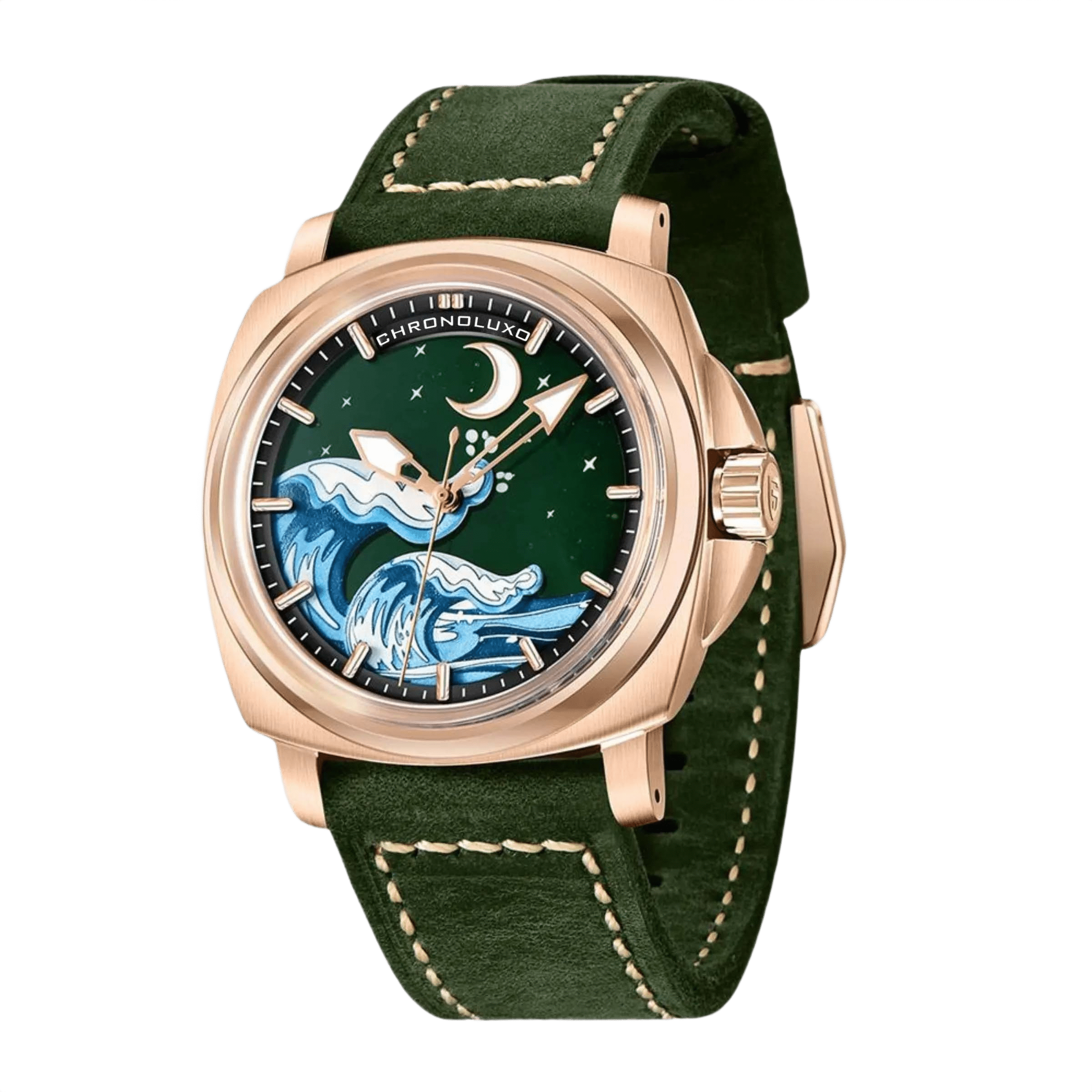 CHRONOLUXO PD-YS014 Green / Gold