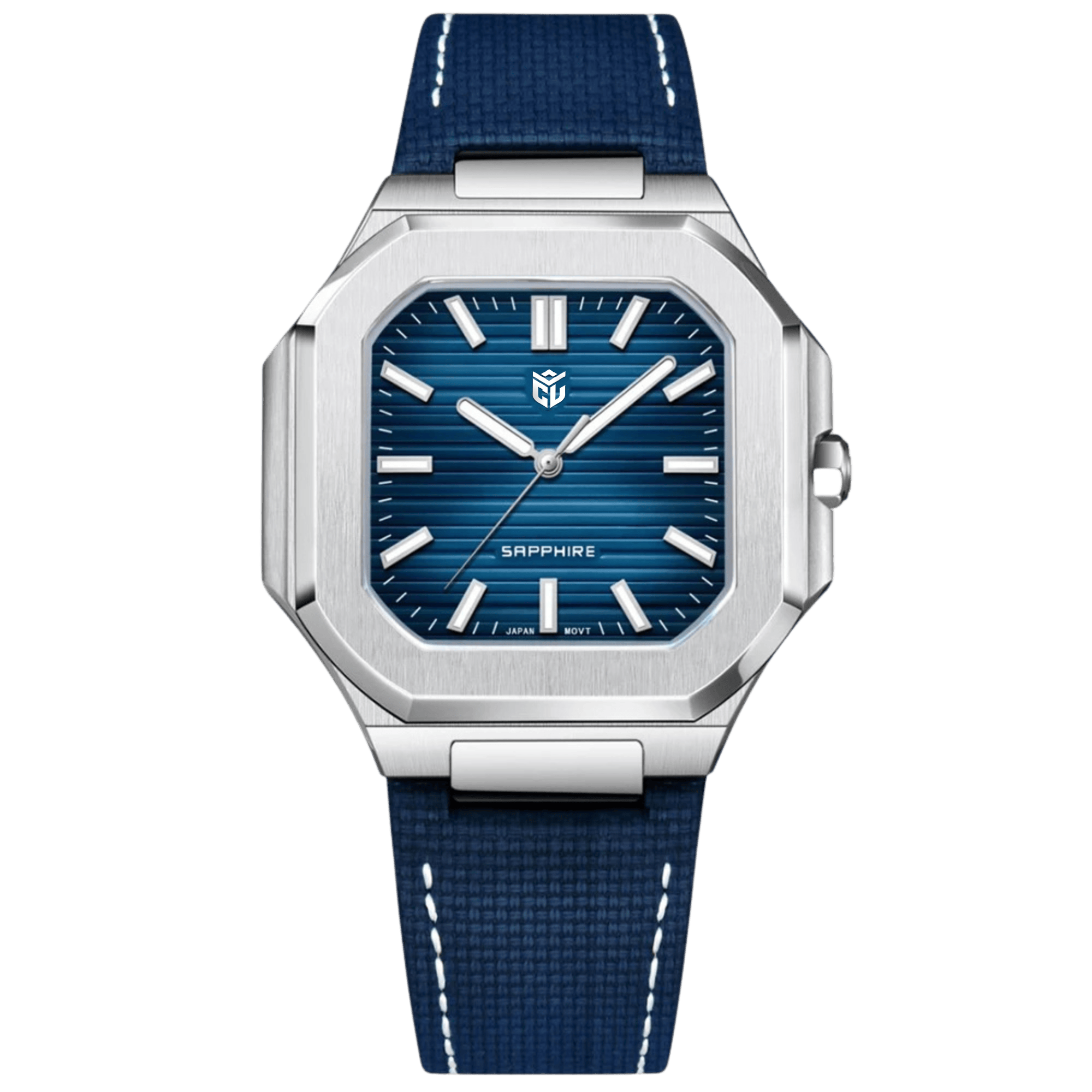 CHRONOLUXO PD-YS019 Sapphire Blue / Fabric