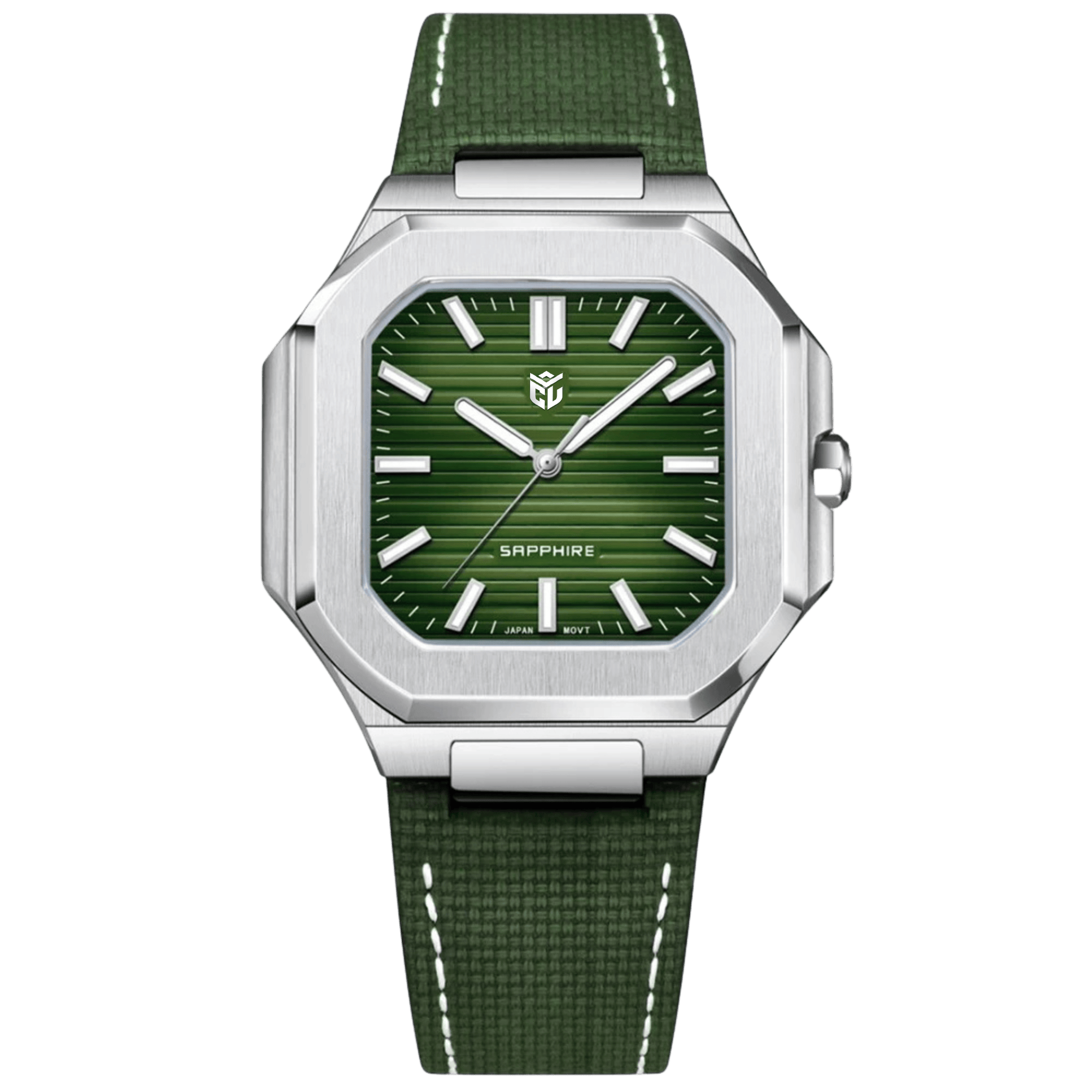 CHRONOLUXO PD-YS019 Sapphire Green / Fabric