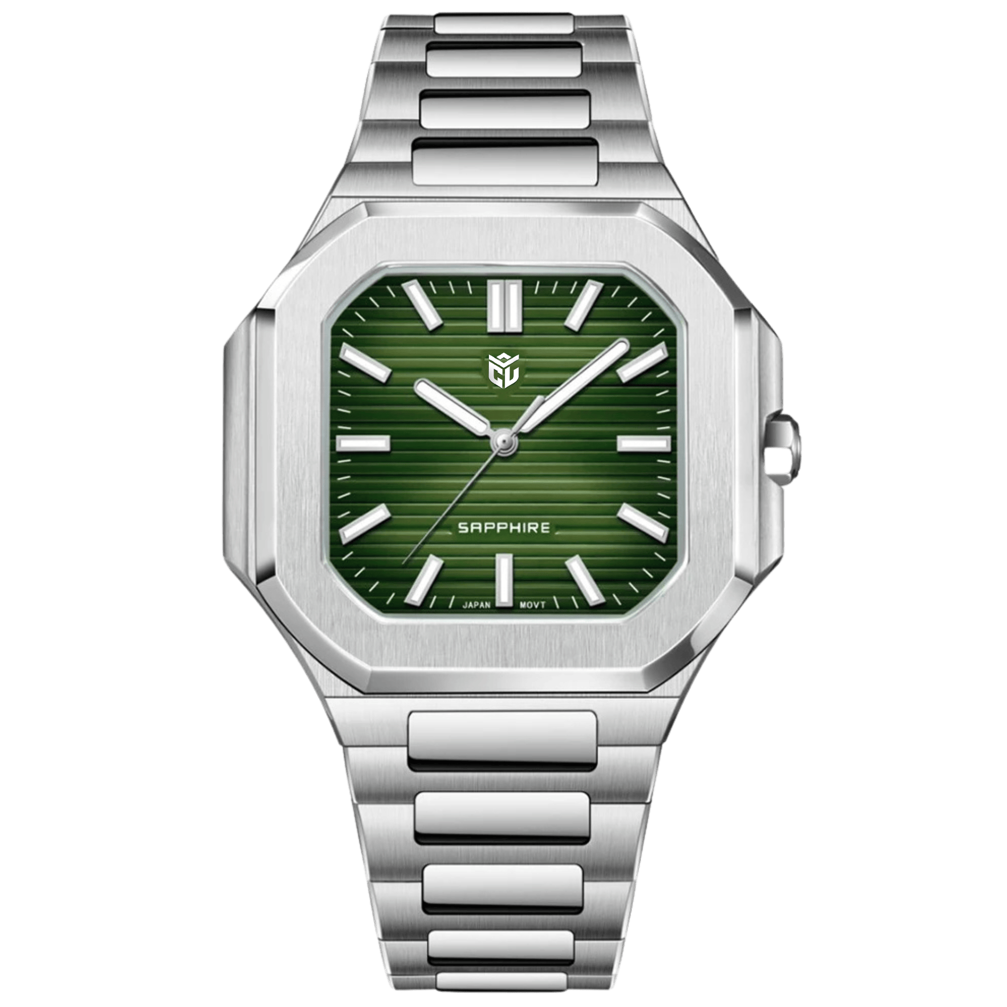 CHRONOLUXO PD-YS019 Sapphire Green / Steel