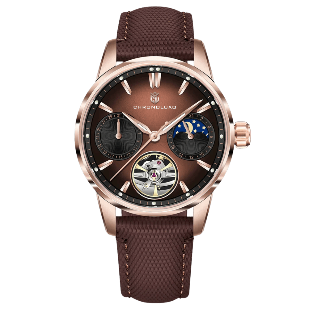 CHRONOLUXO PD-YS021 Gold Brown